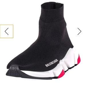Balenciaga high top stretch sock sneakers